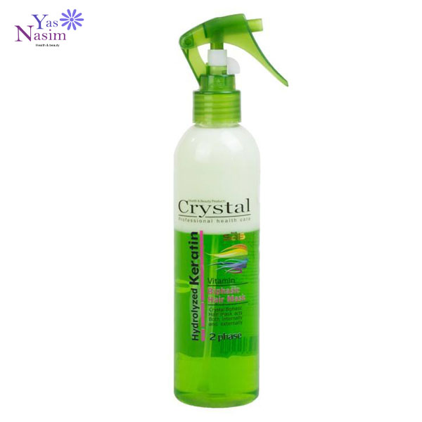 اسپری دو فاز کریستال مدل Crystal Hydrolzed keratin