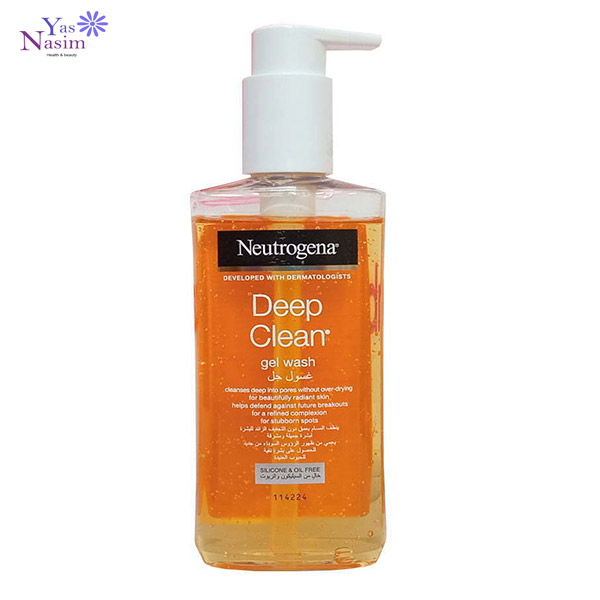 ژل شستشوی صورت نوتروژینا مدل Deep clean