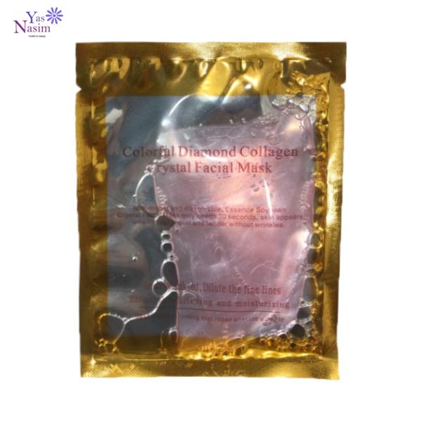 ماسک صورت کلاژن دیاموند کریستالی مدل نیکوتین آمید