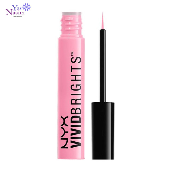 خط چشم رنگی مویی Vivid Brights نیکس رنگ صورتی