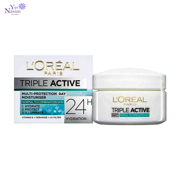 کرم روز آبرسان لورآل مدل Triple Active
