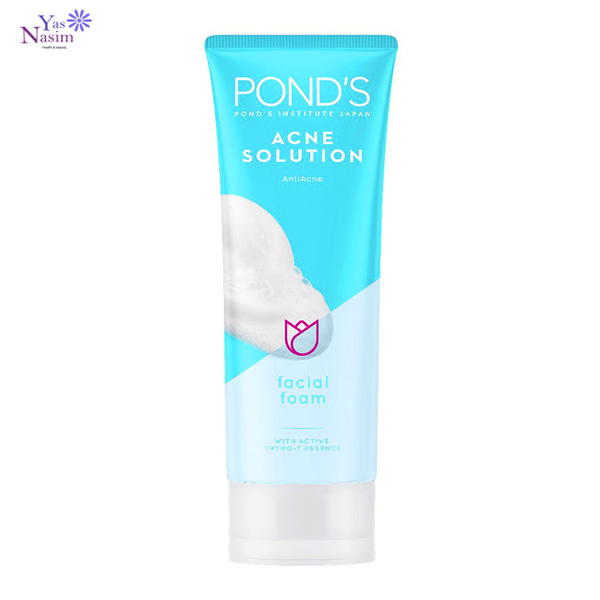 فوم شوینده ضد آکنه مدل acne solutions پوندز