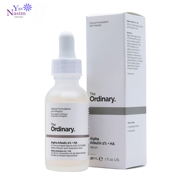 سرم آلفا آربوتین 2% + هیالورونیک اسید اوردینری
