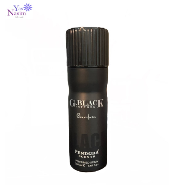 اسپری بدن  مدل G.BLACK پندورا