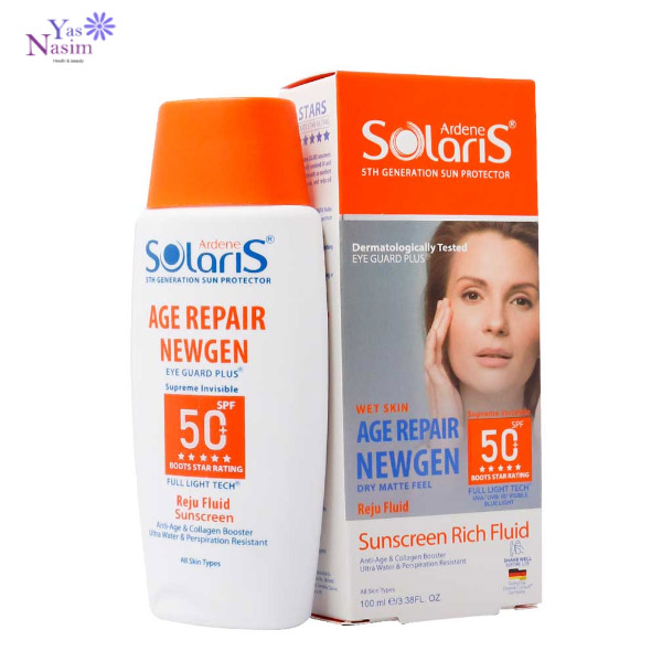 فلوئید ضد آفتاب و ضد چروک SPF50 سولاریس آردن