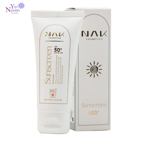 کرم ضد آفتاب ضد لک پوست چرب SPF50 ناک