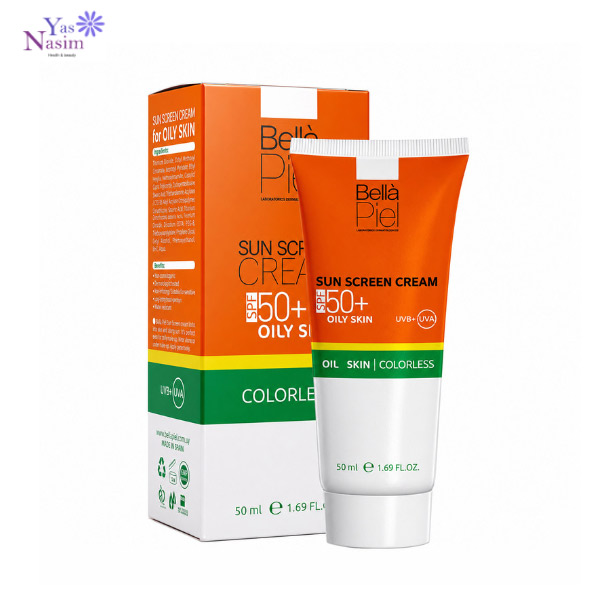 کرم ضد آفتاب SPF50 بی رنگ مناسب پوست چرب بلاپی یل