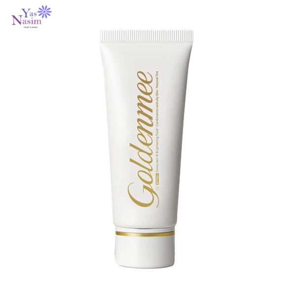 فلوئيد ضدآفتاب و روشن كننده مناسب پوست چرب و مختلط رنگی spf50 گلدنمی