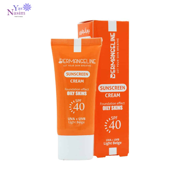 ضد آفتاب کرم پودری SPF40 درم آنجلین
