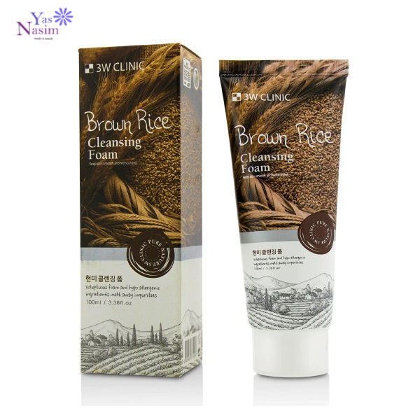 فوم شستشوی برنج قهوه ای تری دبلیو کلینیک